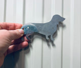 Blemished Dachshund Mudflap Decals