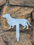 Dachshund Garden Stake