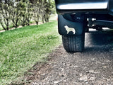 Blemished Border Collie / Sheep Dog Mudflap Decals