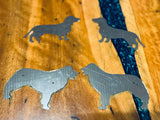 Blemished Border Collie / Sheep Dog Mudflap Decals