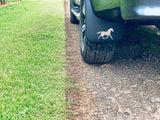 Galloping Horse Mudflap Decals
